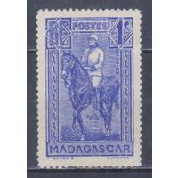 [1784] Французские колонии. Мадагаскар 1931. Губернатор на лошади.1с. БЕЗ КЛЕЯ.