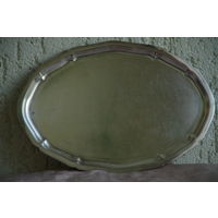 Поднос с серебрением  ( 18 см х 26 см )