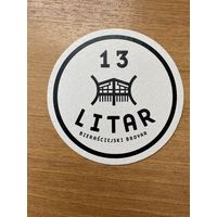 Подставка под пиво пивоварни "13 Litar" /д. Теребунь, Брестская обл., Беларусь/