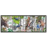 2014 БЕЛАРУСЬ Сцепка "Налибокская пуща" MNH