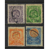 Мексика Респ 1903 Герб Стандарт #236-7,239-40