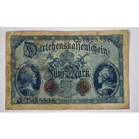 1914 год 5  марок Германия