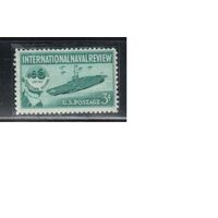 США-1957, (Мих.713),  ** , Флот, Авианосец (одиночка)