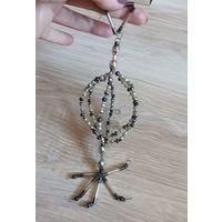 Елочные игрушки, стекло, стеклярус