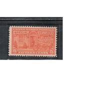 США-1931, (Мих.296С),   ** , Спец.доставка, Мотоцикл(одиночка), перф. 11- 10 1/2