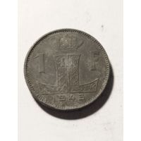 Бельгия 1 франк 1943