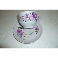 Чайная Пара Фарфор МФЗ СССР