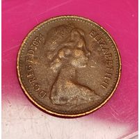Великобритания 0,5 пенни 1974