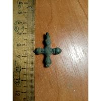 Крестик нательный шариковый