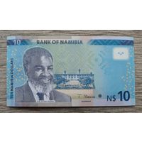 Werty71 Намибия 10 долларов 2025  UNC Банкнота