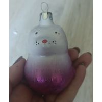 Елочные игрушки, стекло, Винипух, ежик