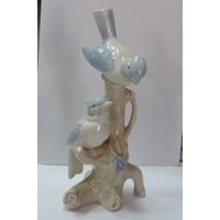 Статуэтка фарфоровая "Птицы" 70-е годы. Европа. Высота 21 см.