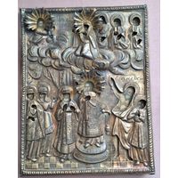 Икона образ Покрова Пресвятой Богородицы.