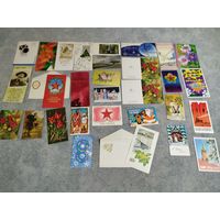 Открытки 70-90 30шт. СССР новые