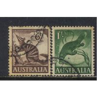 GB Доминион Австралия 1959 Сумчатый муравьед Утконос Стандарт #294,299