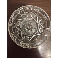 Пепельница хрустальная, СССР.
