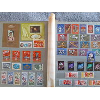 Марки, большая коллекция 7 альбомов с марками