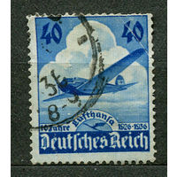 Авиация. Самолет Хейнкель HE-70. Германия. Третий Рейх. 1936. Полная серия 1 марка