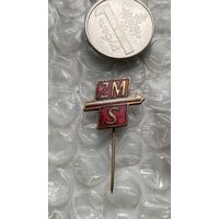 Значок Польша, ZMS, комсомол