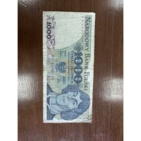 1000 злотых 1982 г. Польша. Распродажа Большой коллекции с рубля