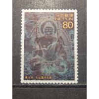 Япония, 2002. Резьба на лепестке лотосового пьедестала. Mi-1.50 евро гаш.