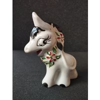 Статуэтка фарфоровая Ослик, Целиноградский ФЗ. СССР