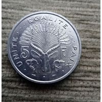 Werty71 Джибути 5 франк 1991