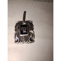 Медальон серебро 916*