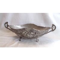 Конфетница Фруктовница Ладья Серебрение 06