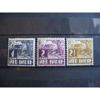 Нидерландская Индия. Быки, 1938 г. металлография.  3 фото. см. условие.