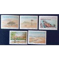 Ландшафты Намибии.