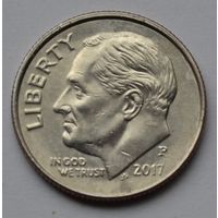 США, 10 центов (1 дайм), 2017 г. Р