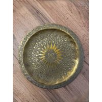 Тарелка латунная