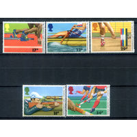 Великобритания - 1986г. - спорт, игры содружества - 5 марок - полная серия, MNH [Mi 1076-1080]. #3-GB-Z-1-16