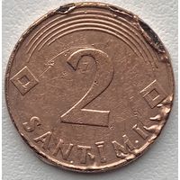 Латвия 2 сантима 2000 г.