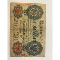 20 марок Германии. С 1 рубля