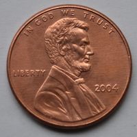 США, 1 цент 2004 г.