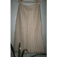 Юбка твидовая прямая, тёплая р.44