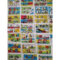 Вкладыши DONALD 77 шт лотом 1980 - е