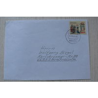 1993, Германия; Марка на конверте, Святая Хедвига.