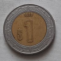 1 песо 1998 г. Мексика