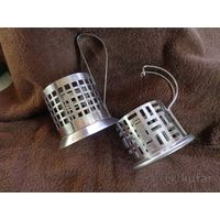 ПОДСТАКАННИКИ ИЗ НЕРЖАВЕЙКИ, большие.