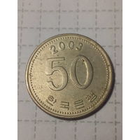 50 вон Южная Корея 2003 год