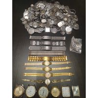 Часы, браслеты, крышки и закрутки часовые.