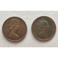 Великобритания 2 пенса.  Две разные Елизаветы... Одна - моложе, вторая- чуть старше  Эти монеты - подарок любому желающему, купившему у меня любых 3 лота
