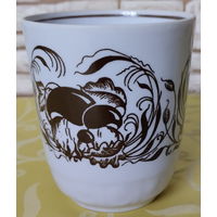 Чашка кофейная эпохи СССР. Барановский фарфоровый завод (Барановка), 1970-1991 гг