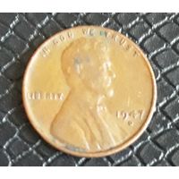 1 цент 1947 D  США