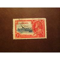 Британская Ямайка 1935 г.Король Георг V и Виндзорский замок./04а/