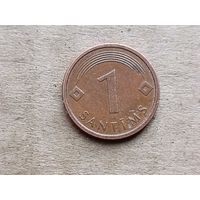 Латвия 1 сантим, 2005г. (D-107)