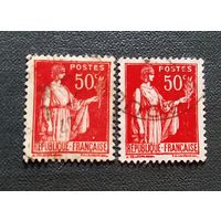 Марки Франция 1932 год Стандартный выпуск